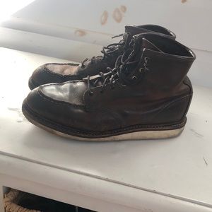 Red Wing Moc Toe Boots Size 8